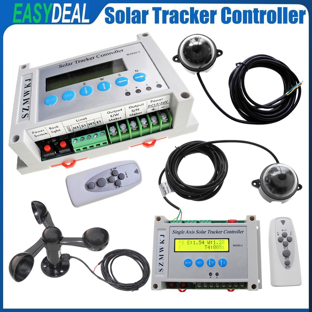 DC12V 24V Single/Dual Axis Solar Panel Tracking Tracker Electronic Controller EL
