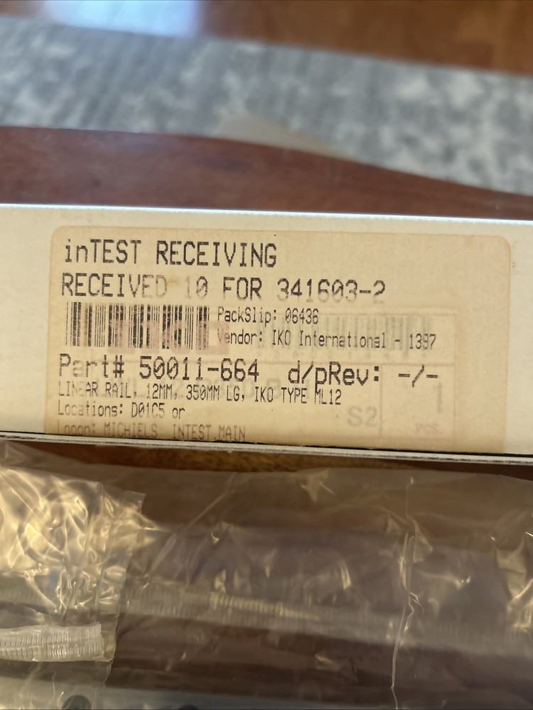 Intest Linear Rail 12mm 14 Inches