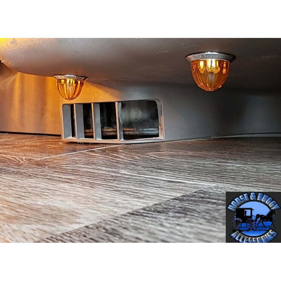 Roadworks mini 3/4" hero watermelons red or amber dual function clearance light