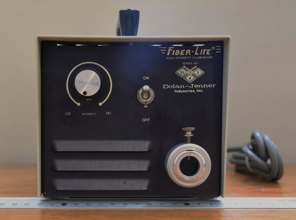 Dolan-Jenner Fiber-Lite Model 180 Microscope High Intensity Illuminator Tested!