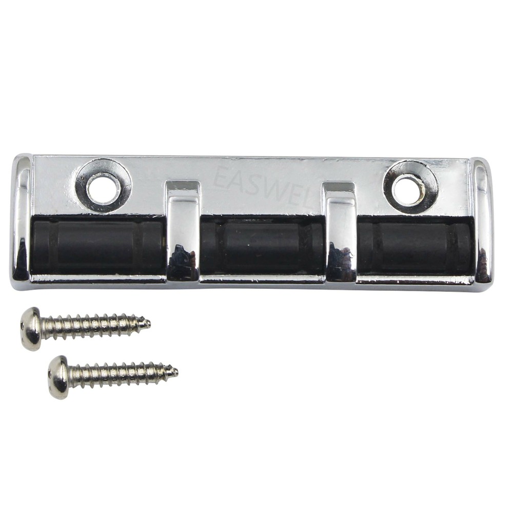 Electric Guitar Roller Nut Soild Body Pro Quality 43MM Silver Adjustable Nut US