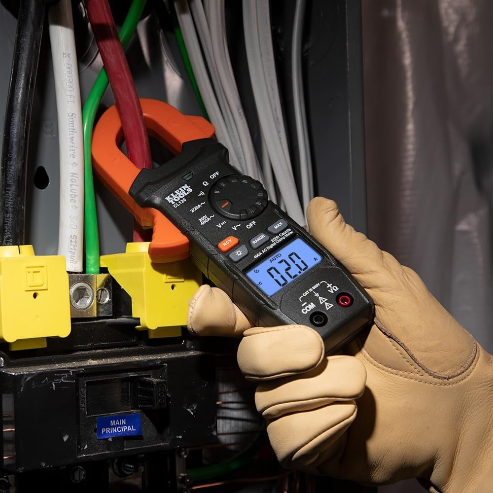 Electrical Voltage Kit Clamp Meter Testers Leads Pouch Batteries