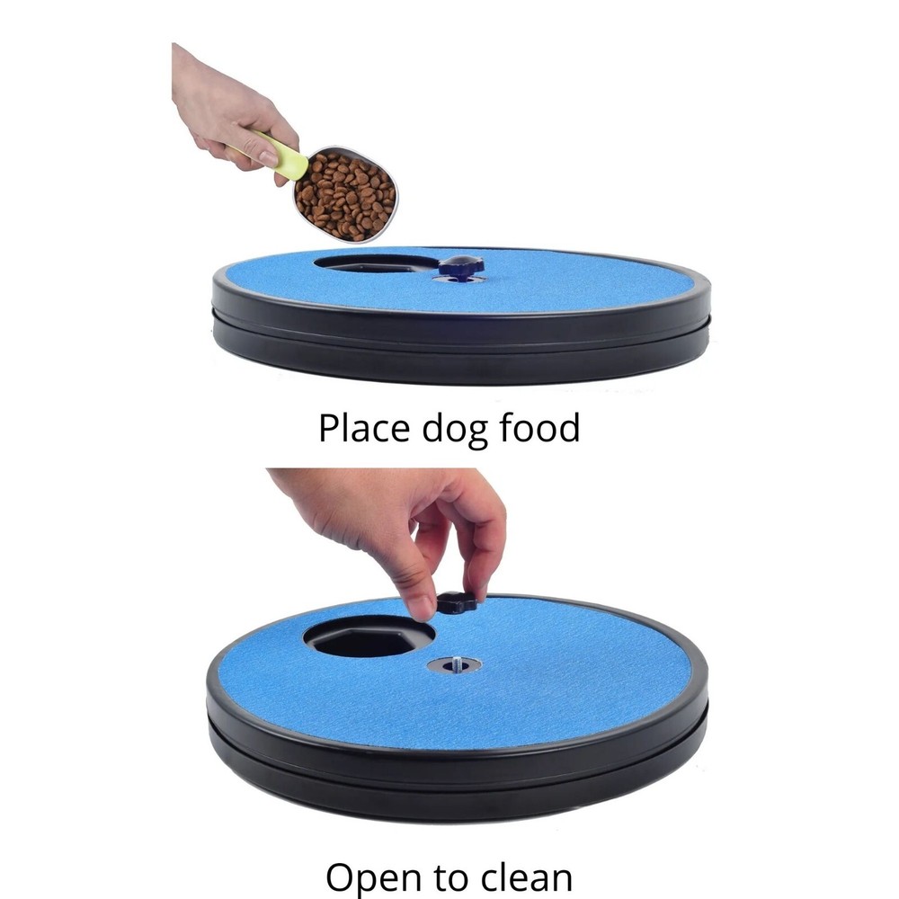 Round Dog Scratch Pad for Nails with 6 compartments