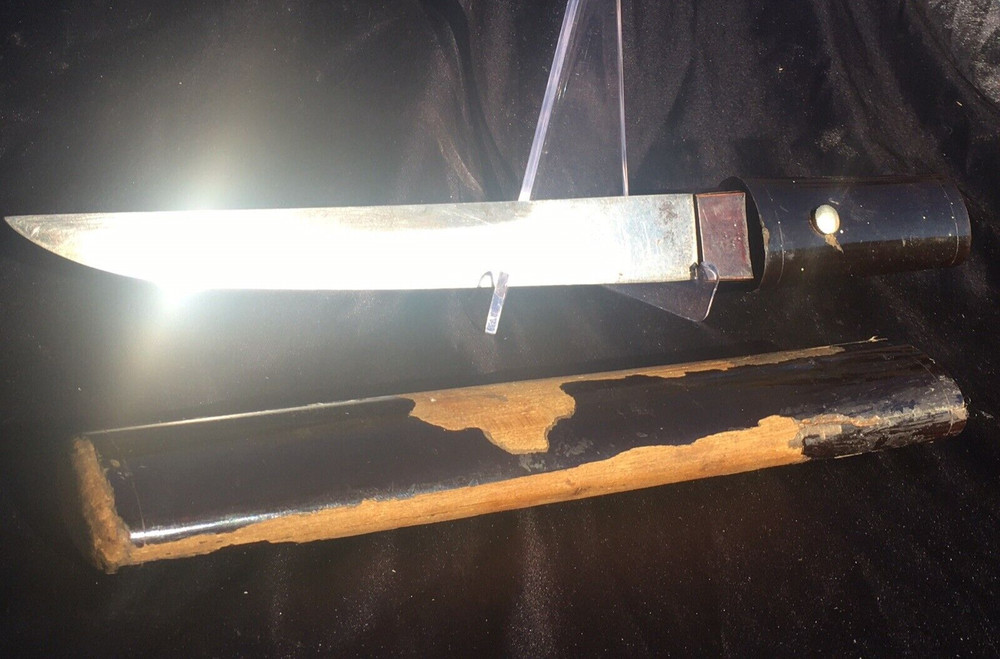 Old Antique JAPANESE SAMURAI SWORD - Small Hari-kari knife