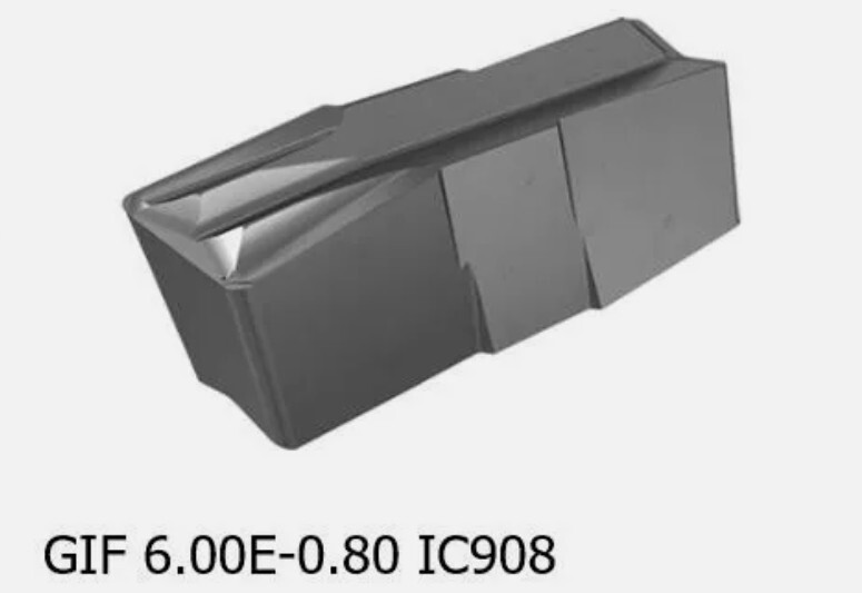 10 PCS  ORIGINAL  INSERTS  GIF 6.00E-0.80 IC908