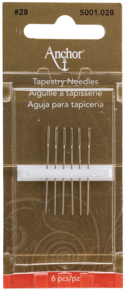 Anchor Tapestry Hand Needles 6/Pkg-Size 28