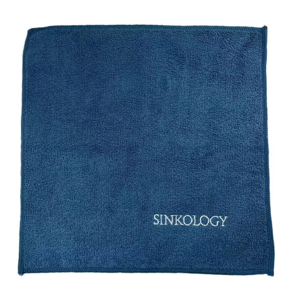 Sinksense Microfiber Cleaning Cloth in Navy Blue, 12 Pack
