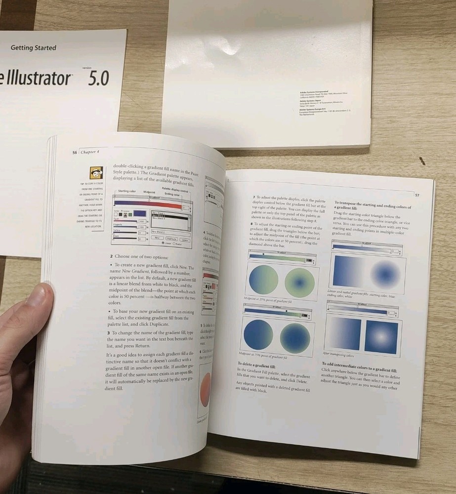 Adobe Illustrator 5.0 - Macintosh Tutorial & User Guide Manuals - Manuals Only