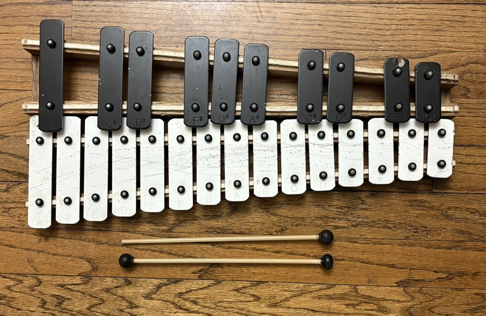 25 Key Student Xylophone W/ Carrying Case & Two Batons