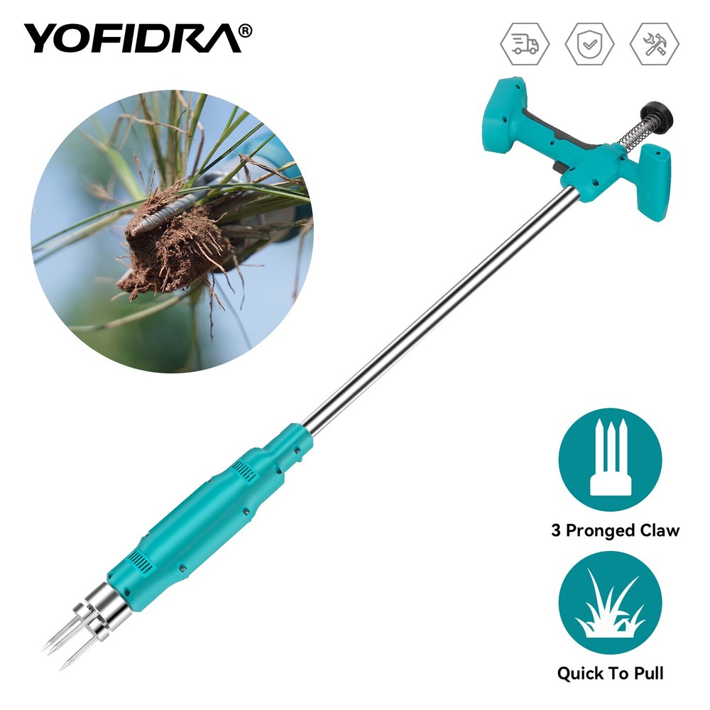 Battery Powered Cordless Weed Puller Tool Electric StandUp Weed Puller Tool