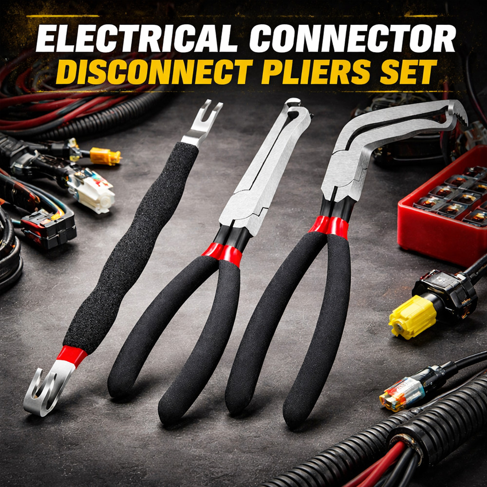 Electrical Disconnect Pliers Connector Separator Terminal Plug Removal Tool Kit