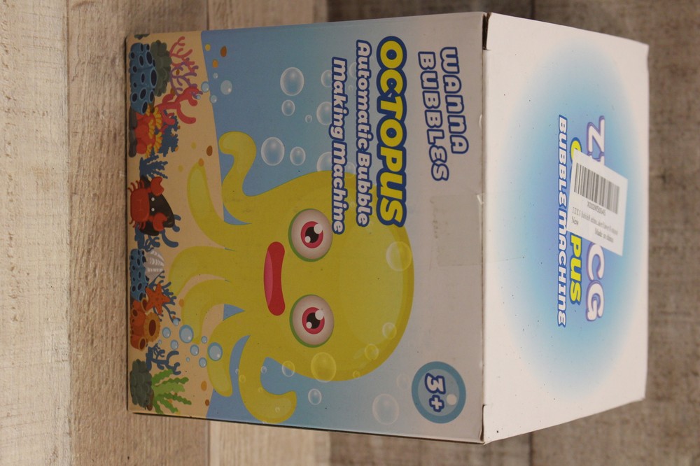 Wanna Bubbles Octopus Automatic Bubble Making Machine - Requires Batteries - New