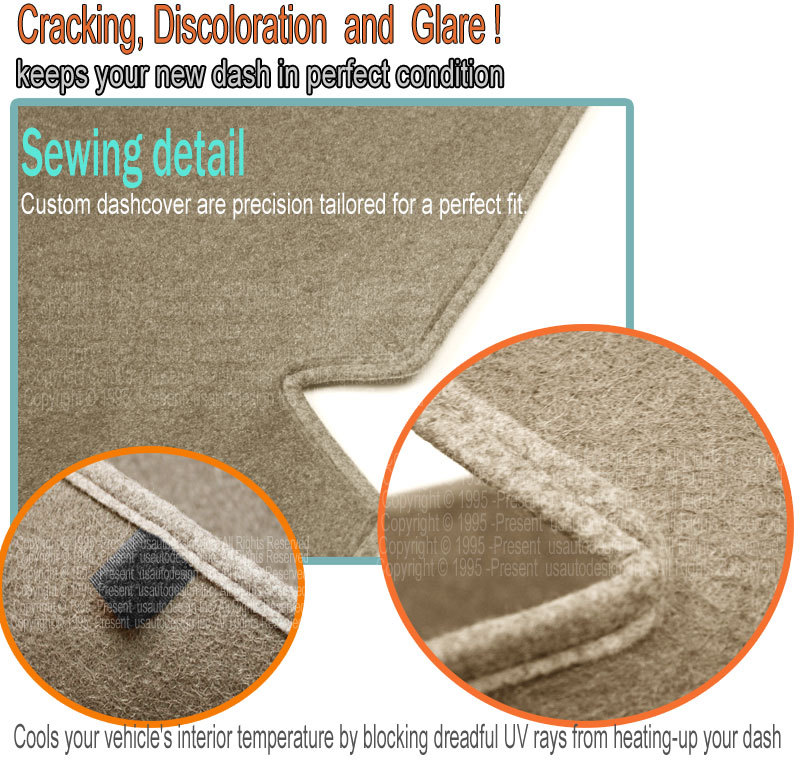 Fits 2012 - 2017 GMC TERRAIN DASH COVER MAT DASHBOARD PAD / BEIGE