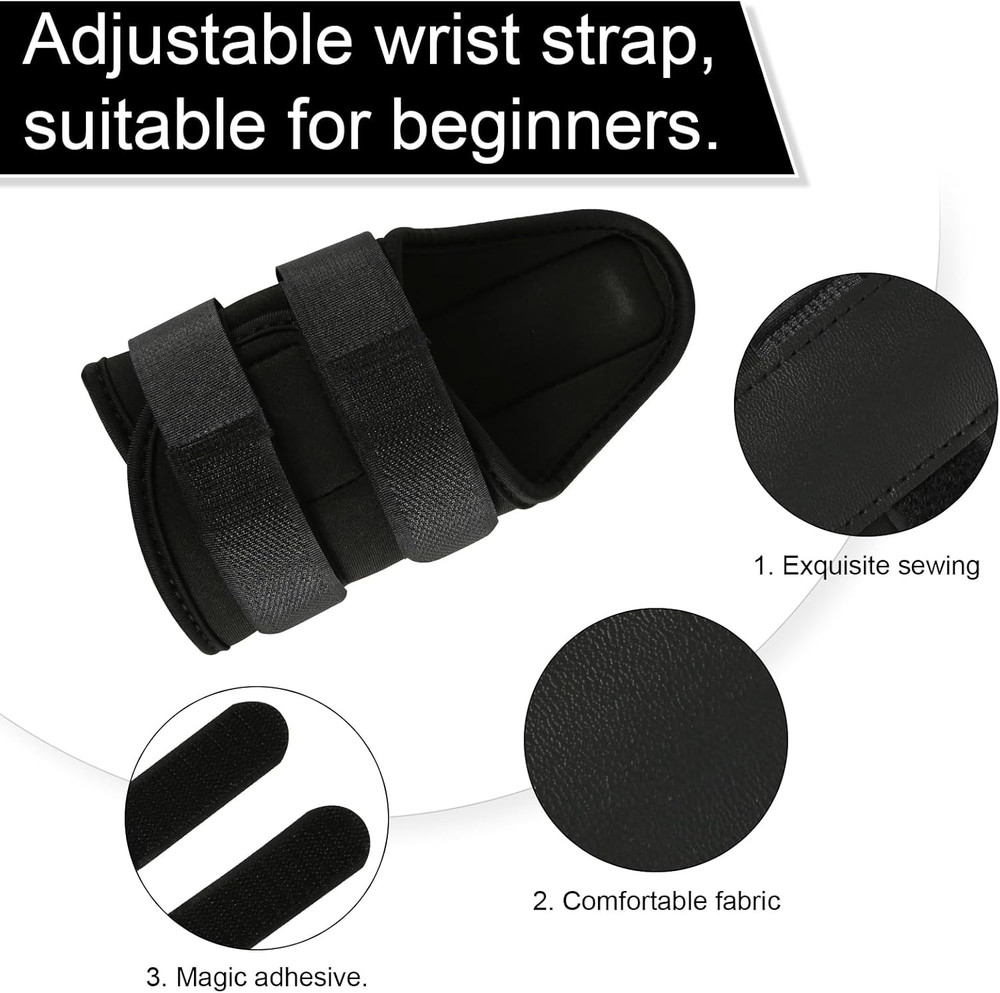 Golf Swing Alignment Brace Neoprene Wrist Training Aid Medium Black