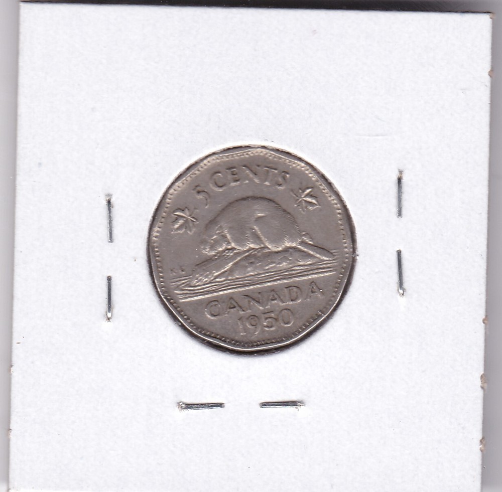 1950 Canada 5 Cent