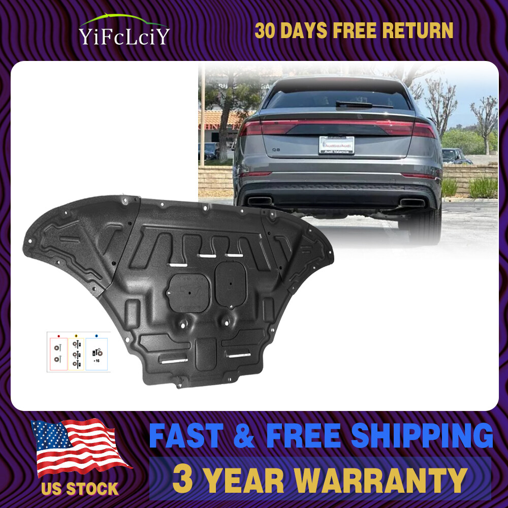 Front Engine Motor Splash Guard For Audi Q8 2019-2025 Engine Shield Board