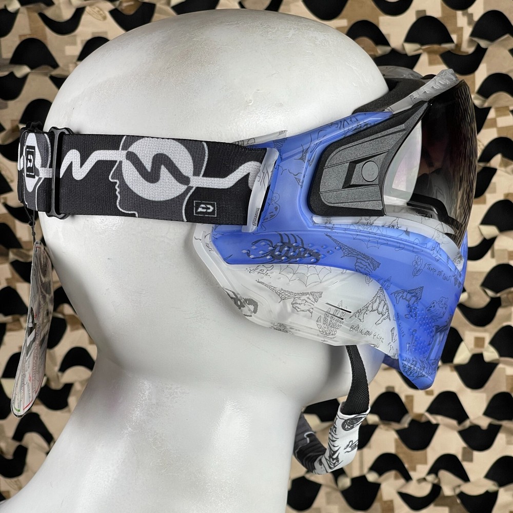 Push Unite Paintball Mask Blue We Are Brain Dead Collaboration Gradient Clear