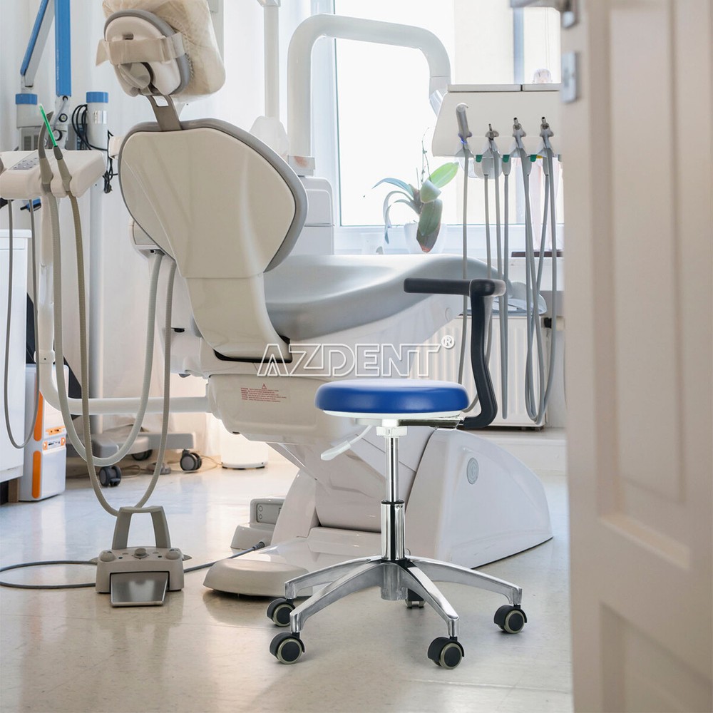 Three Layer Dental Trolley Mobile Instrument Car with Socket /Doctor Stool