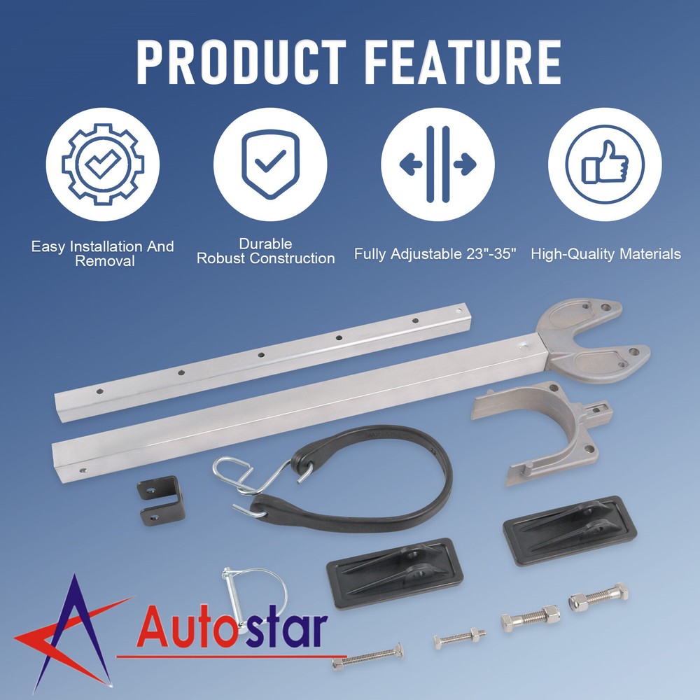 For 400-RB Adjustable 23-35" Transom Saver Composite Head Holds Engine