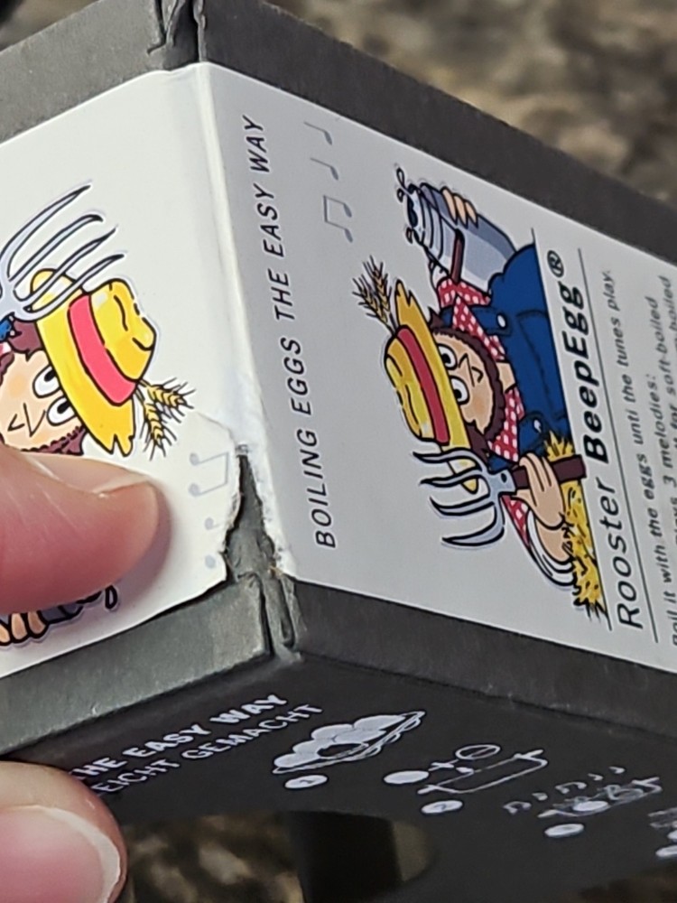 Beepegg Egg Timer, Singing Floating Egg Timer, Chicken Brainstream Rooster