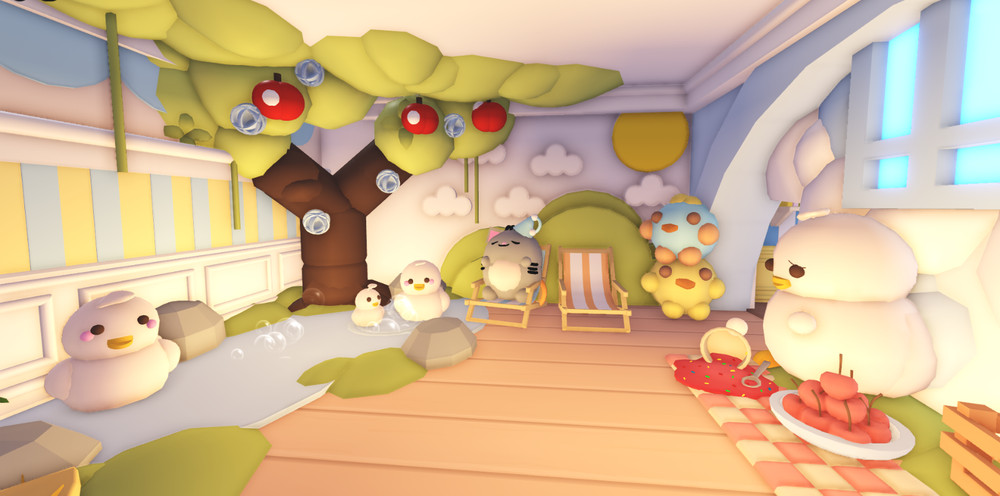 ⭐Tiny Preppy Cat Duck House Home🏠adopt from me