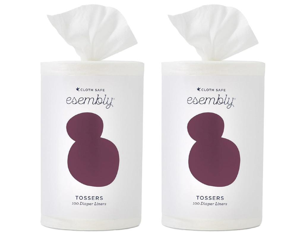 Esembly Tossers – Disposable Bamboo from Viscose Diaper Liners for Cloth Diapers