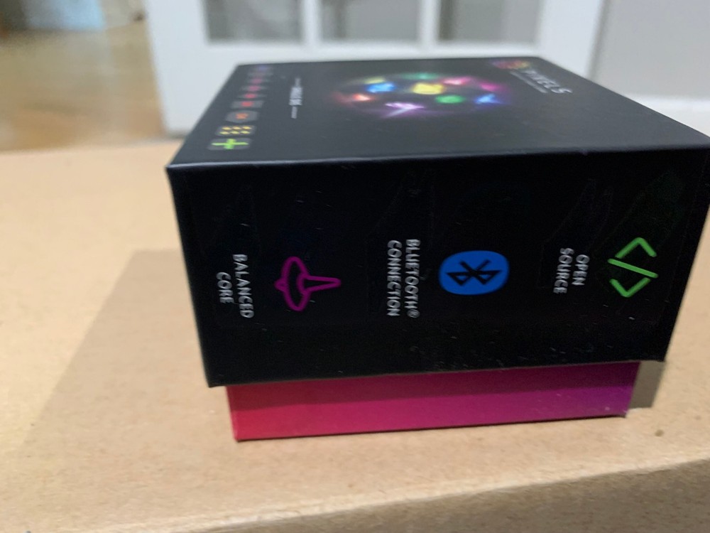 Electronic Dice - D20 (Midnight Galaxy) - RGB Polyhedral Dice, App-Controlled...