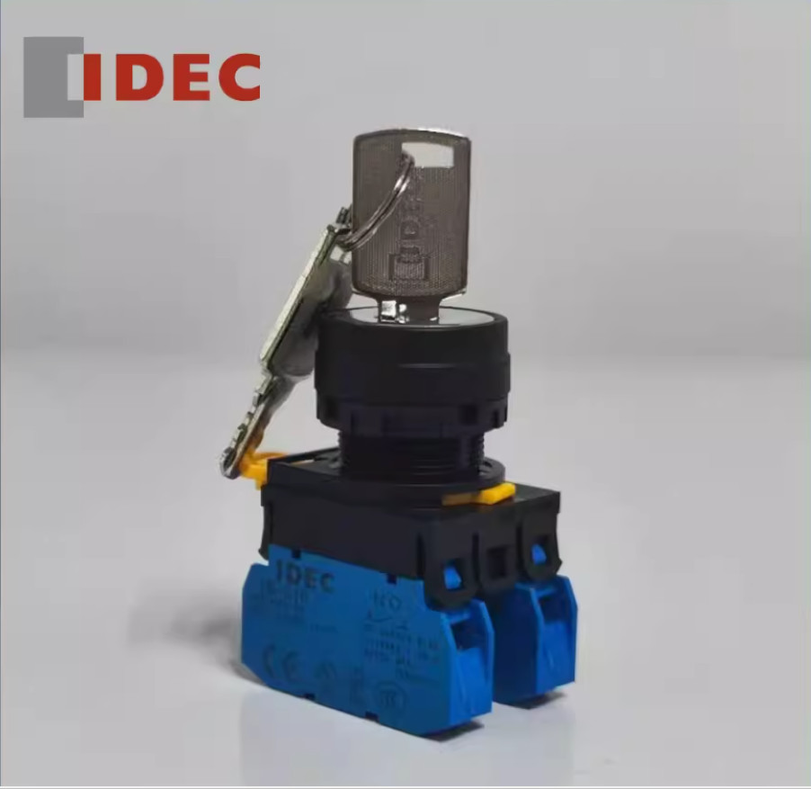 1PC New IDEC 2 speed self-locking key switch YW1K-2AE20 2NO #LL