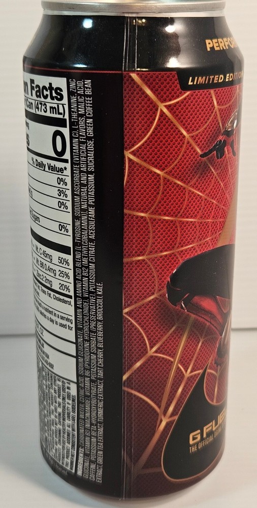 Spiderman No Way Home Energy Drink Can - Empty