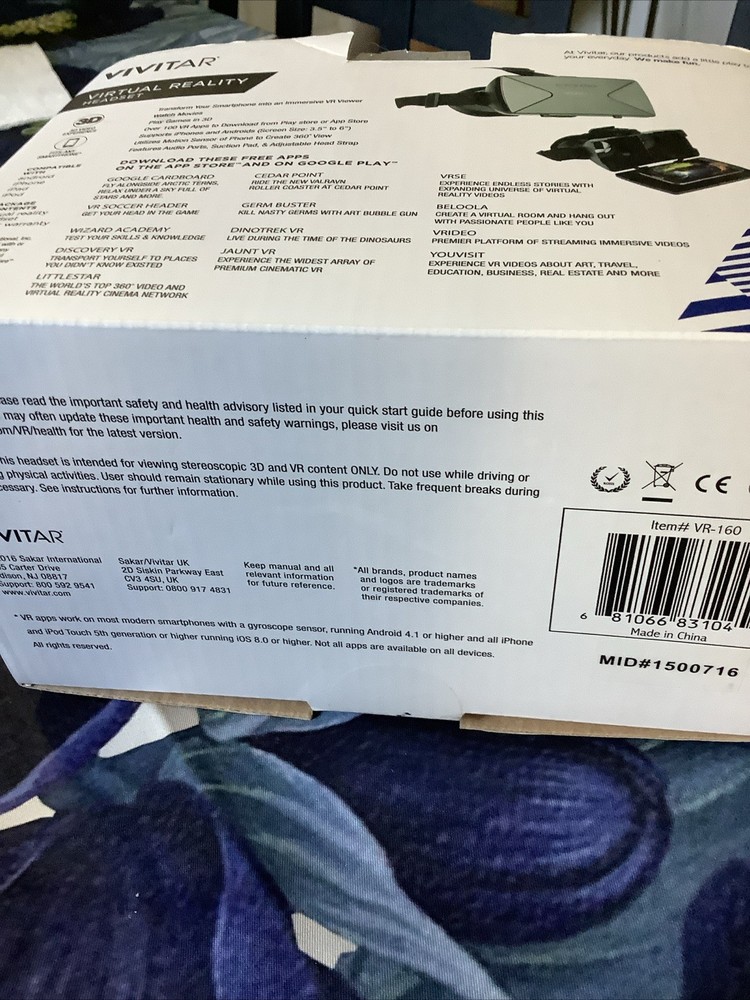 Smart Theater Virtual Reality VR Headset -