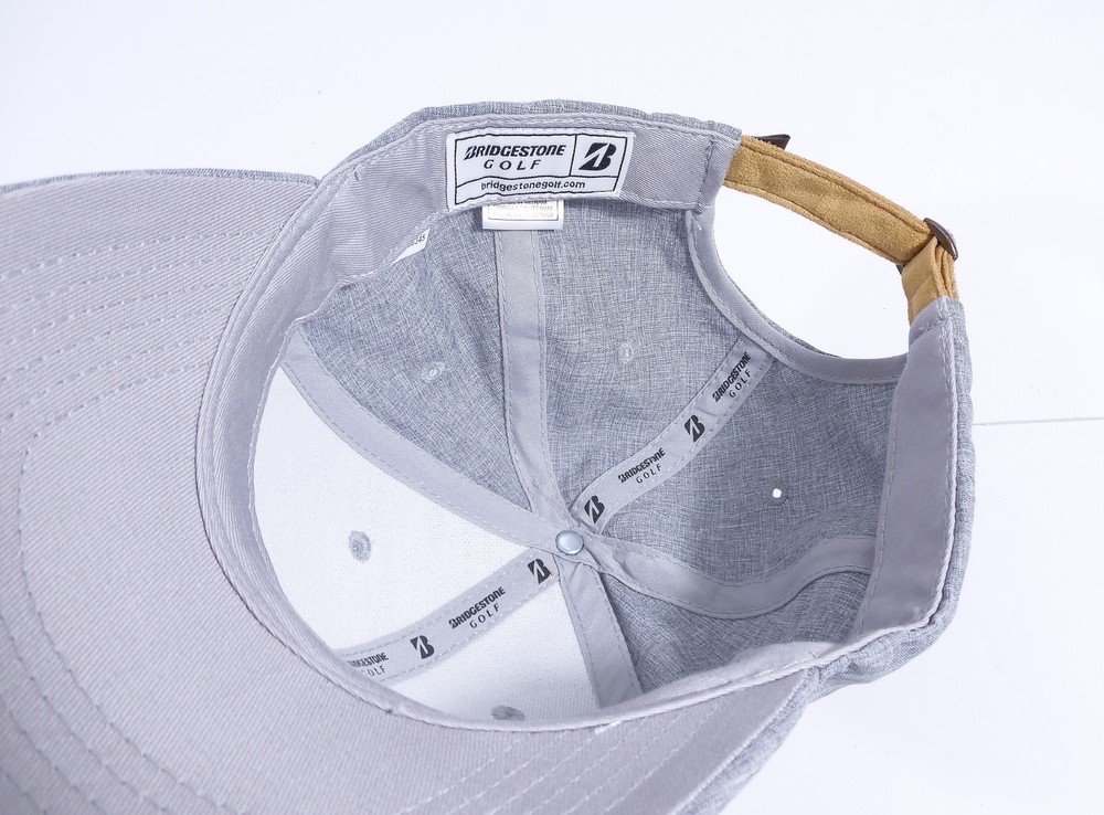 Very Clean! Bridgestone Strapback Golf Cap Hat Gray