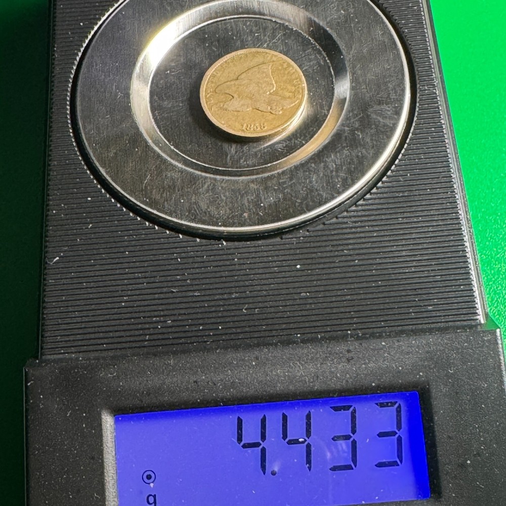 1858 LL Flying Eagle Cent C128