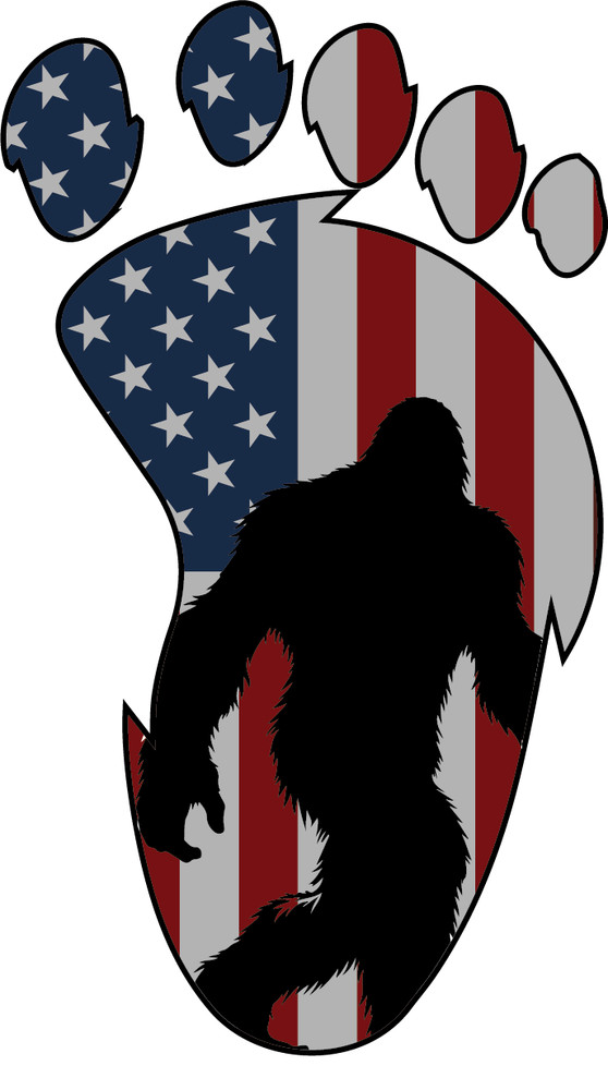 Bigfoot Sticker, Sasquatch Sticker, Sticker, Decal