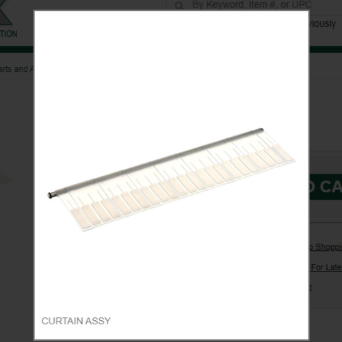 CURTAIN ASSEMBLY # 1011411-07