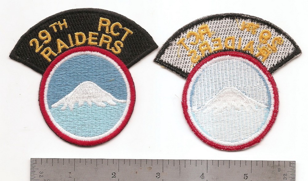 #043 US ARMY 29TH RCT RAIDERS PATCH