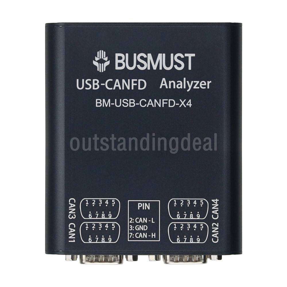 4 Channel CANFD Analyzer USB to CANFD Busmaster Upper Computer os67