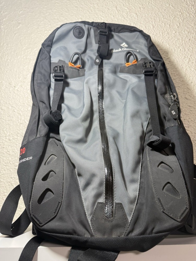 Black Diamond Sidewinder 20L Backpack Black Rock Climbing Day Pack Hiking EUC