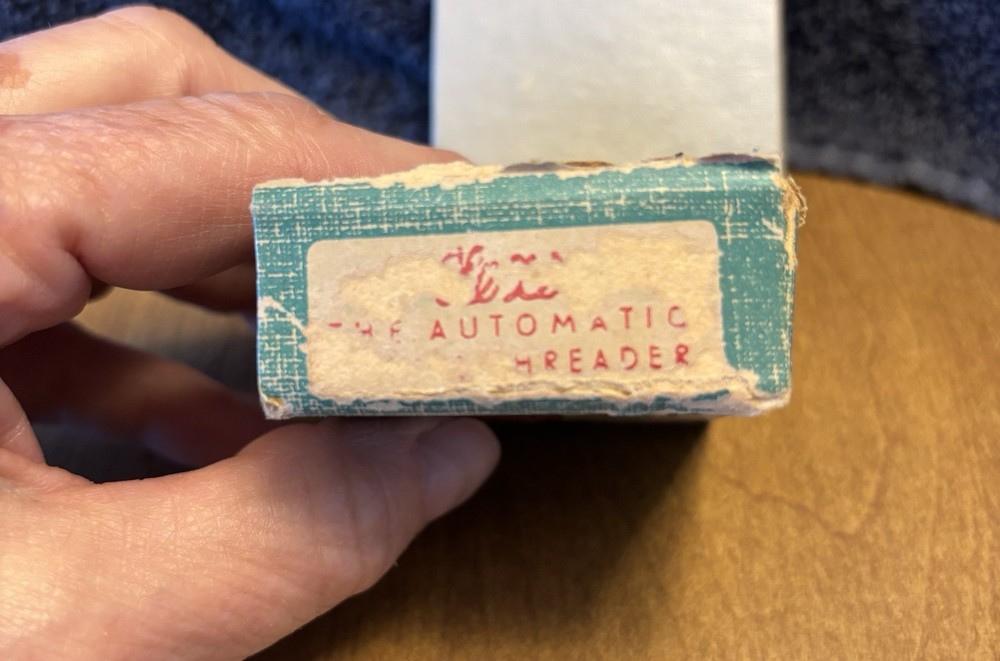 Nice Vintage Hexe Needle Threader with Original Box and Instructions