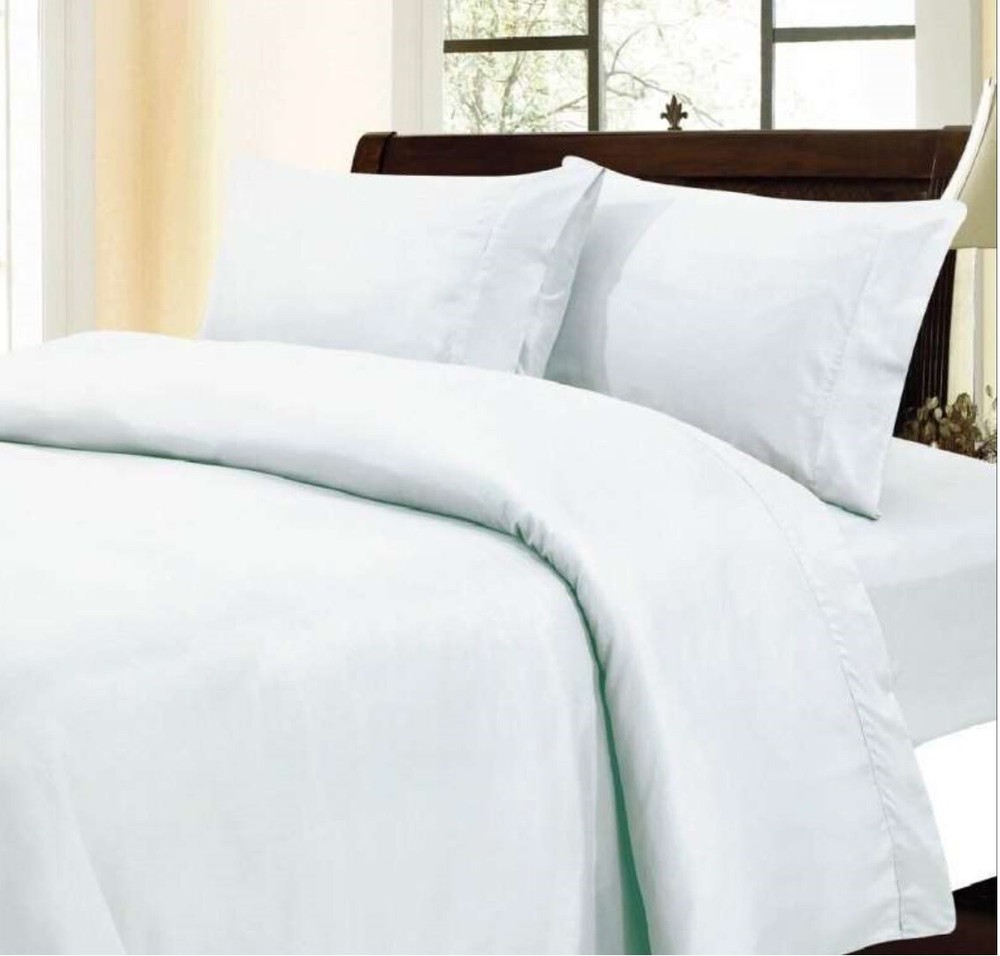 Unique 1 PC Fitted Sheet 1000tc Egyptian Cotton Solid Colors King Size
