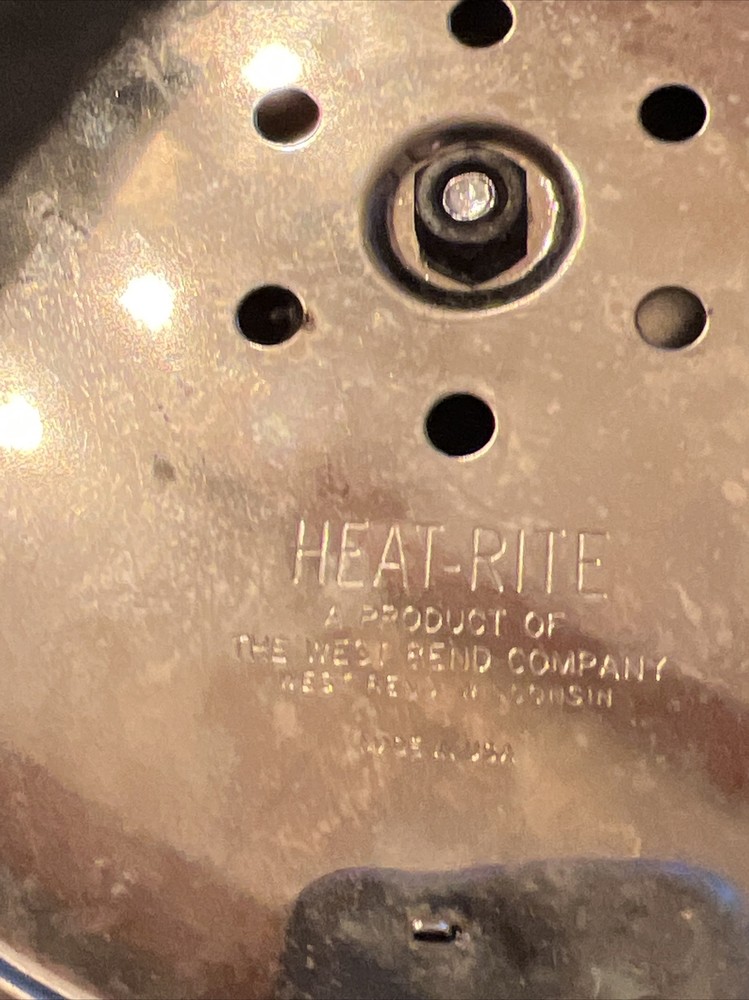 West Bend Heat Rite 95W Base Electric Warming Plate