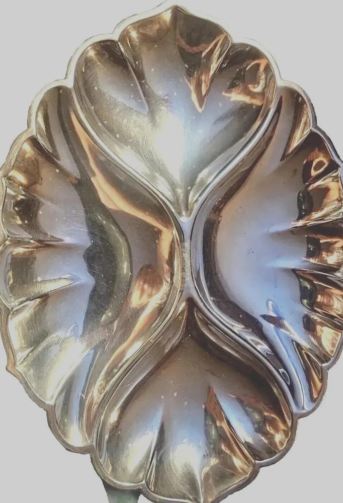 Frank Smith Sterling Silver Devide Platter #325 Candy Nut Dish Exc. 354.5 Gram's