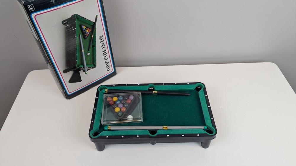 Mini Billard Table Set with Accessories Compact and Portable
