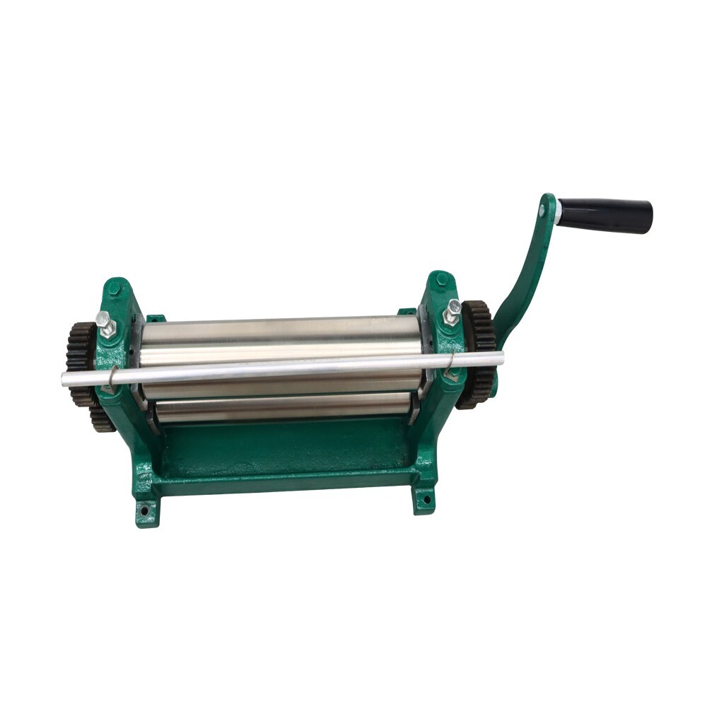 Manual Beeswax Rollers Foundation Milling Machine Honeycomb Sheets Mill 3.4"