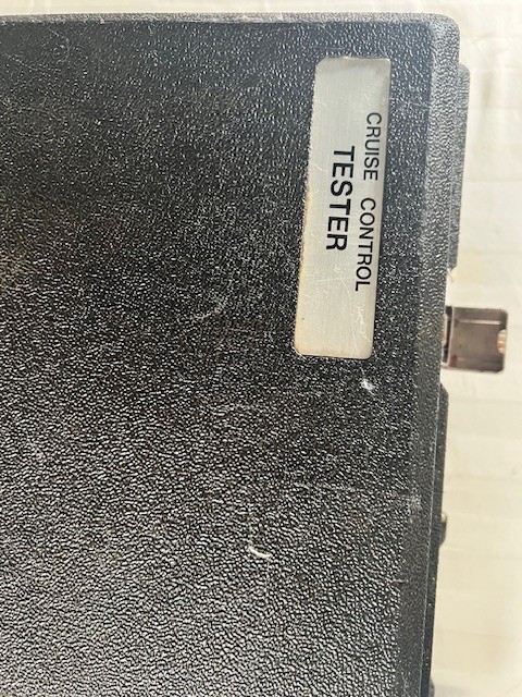 Vintage Precision Controls Cruise Control Test Set w/ Case & Tester