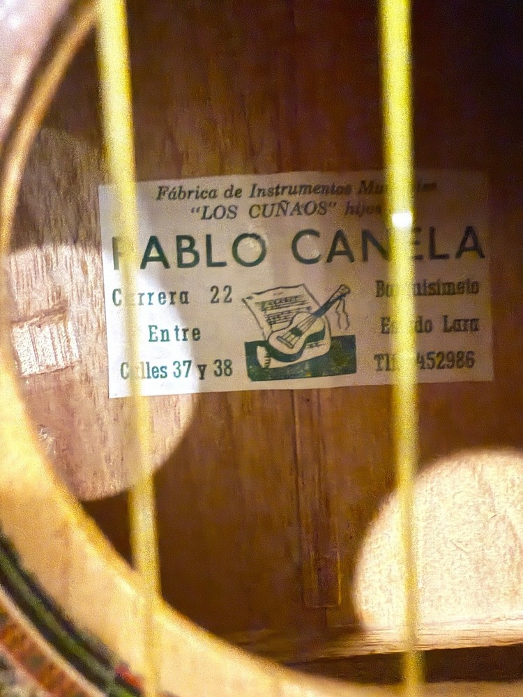 PABLO CANELA GUITAR W/ Case