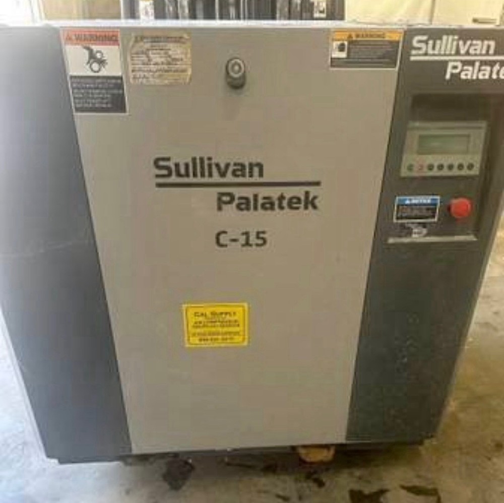 Sullivan Palatek C-15 Rotary Air Compressor 15 HP - READ FULL DESCRIPTION