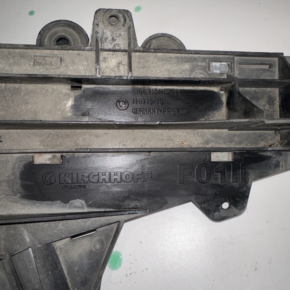 09-12 BMW F01 7-Series Front Left Headlight Support Mount Bracket Assembly OEM