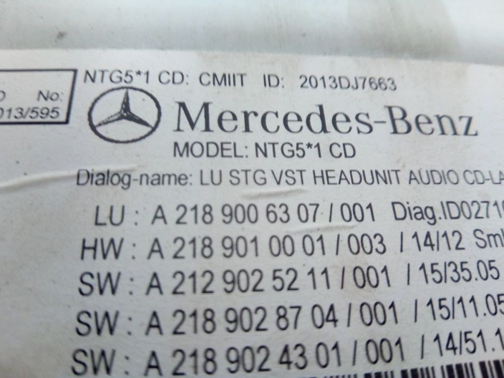 Radio/Cd-Changer Bluetooth Hazard Light Code Not Available! Pass