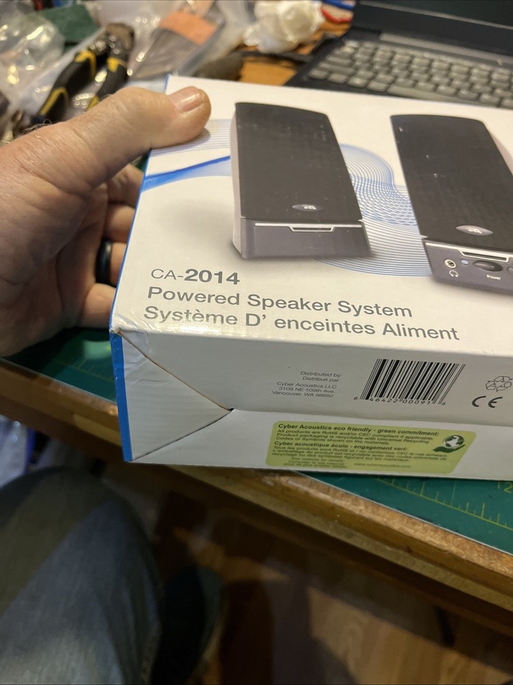 Cyber Acoustics CA-2014 multimedia desktop computer speakers