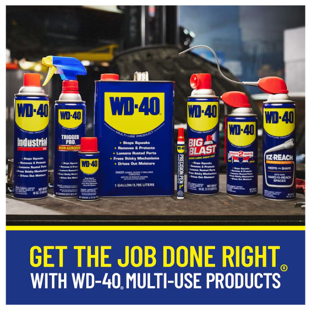 WD-40 Multi-Use Spray 8 oz Smart Straw Lubricant Rust Remover Protectant